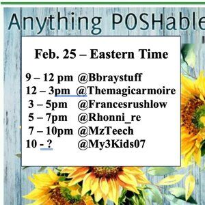 MzTeech Anything POSHABLE Share Show with Pam.